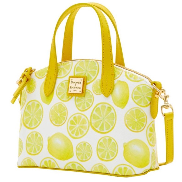 Dooney & Bourke Handbags - Rare Dooney & Bourke Limone Ruby Mini Crossbody Satchel With Detachable Strap